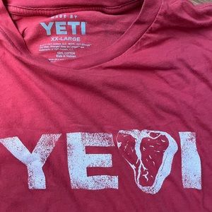 Yeti Red Steak Shirt